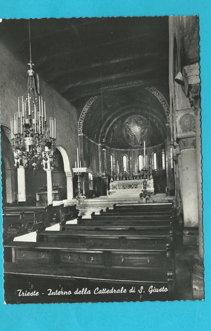 AK Trieste - Interno della Cattedrale di S. Giusto.