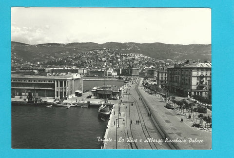 AK Trieste - La Riva e Albergo Excelsior Palace.