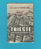 Trieste Stadtplan. (Pianta della Citta) 1955.