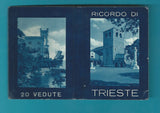 Leporello Ricordo di Trieste. 20 Vedute.