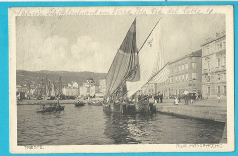 AK Trieste. Riva Mandracchio.