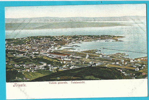 AK Trieste. Veduta generale.