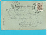 AK Trieste. Mondscheinkarte.