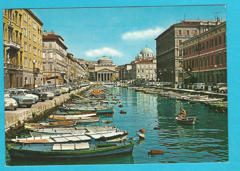 AK Trieste. Chiesa S. Antonio e Canale.