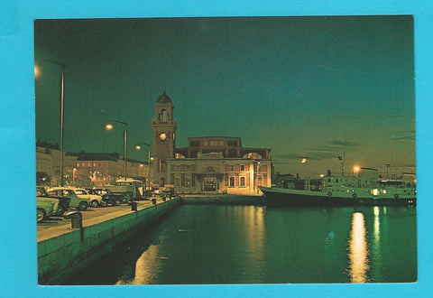 AK Trieste. Lungomare notturno.
