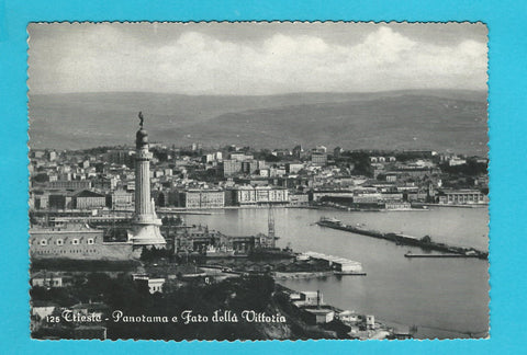 AK Trieste - Panorama e Faro della Vittoria.