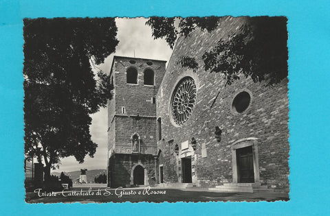 AK Trieste - Cattedrale di S. Giusto e Rosone.