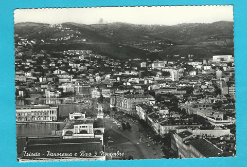 AK Trieste - Panorama e Riva 3 Novembre.