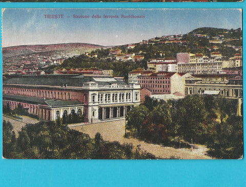 AK Trieste - Stazione della ferrovia Meridionale.