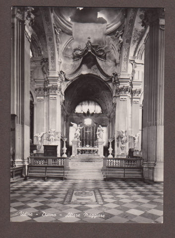 AK Udine - Duomo - Altare Maggiore.