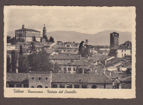 AK Udine - Panorama - Veduta del Castello.