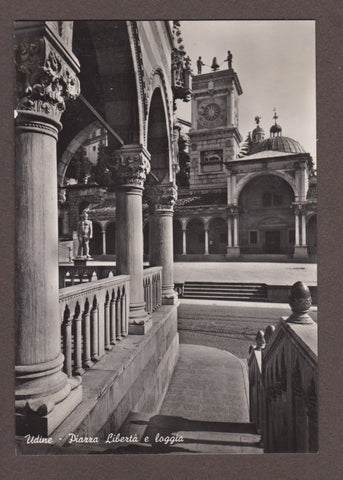 AK Udine - Piazza Liberta e loggia.