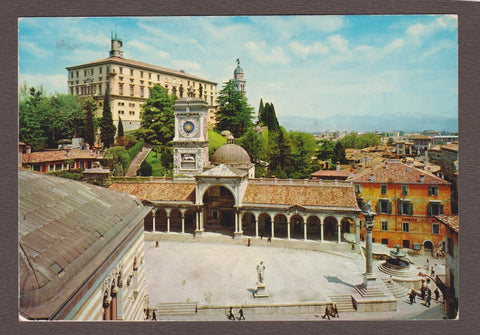 AK Udine. Piazza Liberta e Castello.