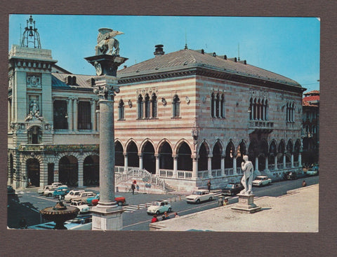 AK Udine. Piazza Liberta con il Palazzo del Comune o Loggia.