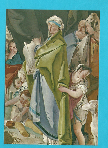 AK Udine - Palazzo Arcivescovile. G. B. Tiepolo. Rachele nasconde gli idoli. (particolare)