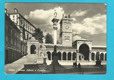 AK Udine - Piazza Liberta e Castello.