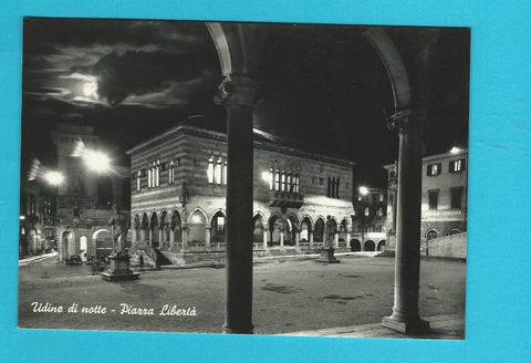 AK Udine di Notte - Piazza Liberta.