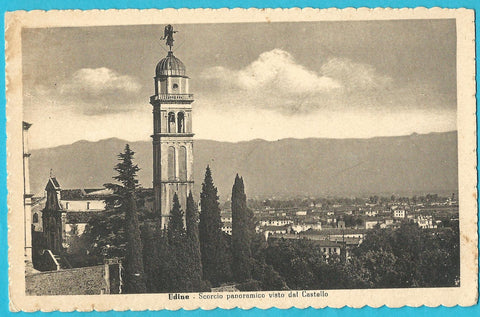 AK Udine - Scorcio panoramico visto dal Castello.