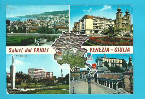 AK Saluti dal Friuli Venezia - Giulia.