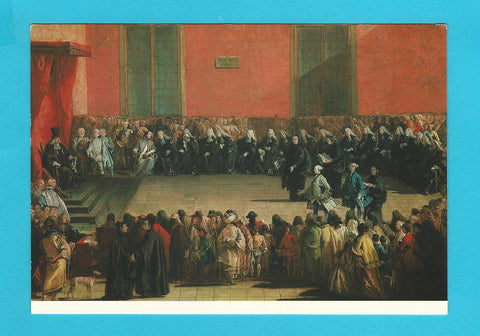 AK Udine. Galleria D'Arte Antica. Giovanni Battista Tiepolo. "Consilium in Arena".