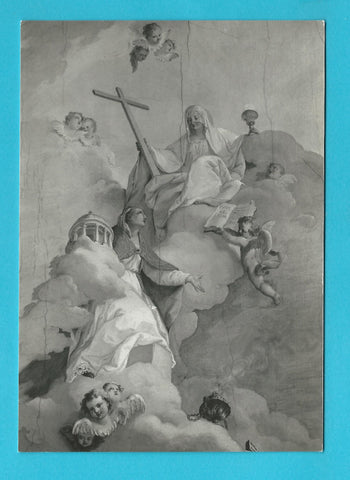 AK Udine - Duomo. Pietro Antonio Novelli. Soffitto della sacrestia.
