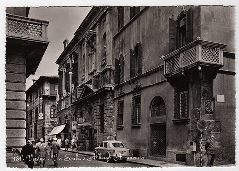 AK Verona - Via Scala e Albergo Accademia.