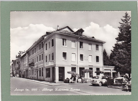 AK Asiago. Albergo Ristorante Europa. Cond. Bruno Fracaro.
