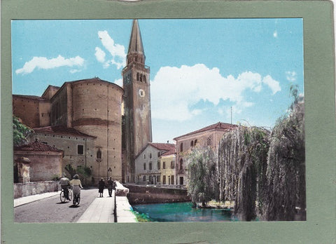 AK Portogruaro. Via Roma dal ponte die Molini.