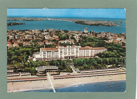 AK Venezia Lido. Veduta aerea dell'Hotel des Bains.