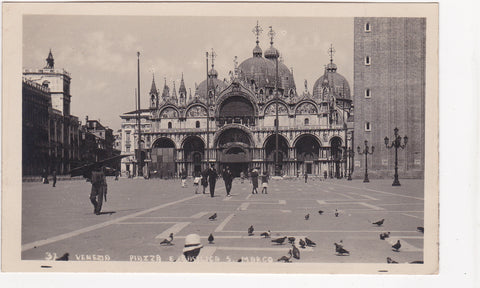 AK Venezia. Piazza e Basilica San Marco.