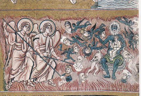 AK Torcello (Venezia) - Basilica. Giudizio Universale - Particolare - Mosaico del XII - XIII sec.