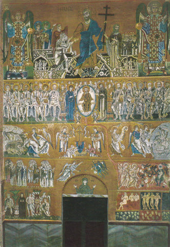 AK Torcello (Venezia) - Basilica. Giudizio Universale. Mosaico del XII - XIII sec.