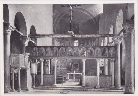AK Venezia - Torcello - Cattedrale - Interno. La navata centrale.