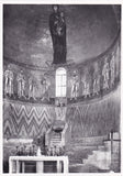 AK Venezia - Torcello - Cattedrale - Interno. La sedia di Attila, il mosaico della B. Vergine e dei 12 Apostoli.