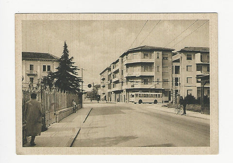 AK Mestre. Incrocio Cirvonvallazione. - Via Piave. (1944)