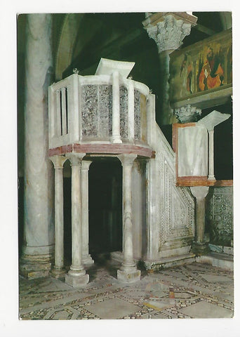 AK Torcello (Venezia) - Basilica. Il Pulpito.