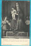 AK Venezia - Isola di Murano. Chiesa di S. Pietro Martire. Un detttaglio del quadro la Vergine, Santi (G. Bellini)