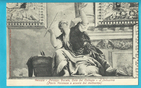 AK Venezia - Palazzo Ducale, Sala del Colleggio - L'Industria. (Paolo Veronese o scuola del medesimo)