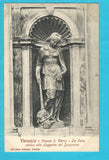 AK Venezia - Piazza S. Marco - La pace, statua alla Loggetta del Sansovino.