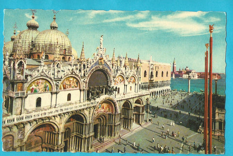 AK Venezia. Chiesa e Piazzetta S. Marco.