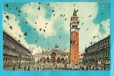 AK Venezia. Piazza S. Marco - Piccionata.