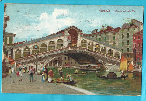 AK Venezia - Ponte di Rialto.