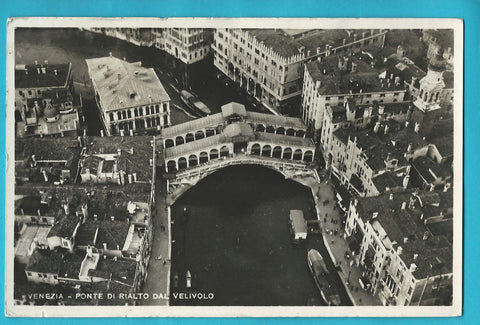 AK Venezia - Ponte di Rialto dal Velivolo.