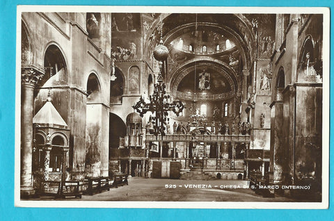 AK Venezia - Chiesa di S. Marco (Interno)