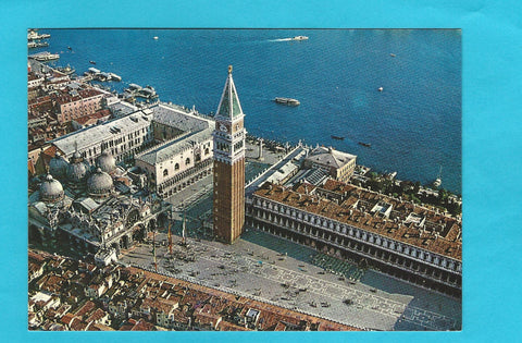 AK Venezia. Piazza San Marco dall'aereo.