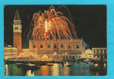 AK Venezia. Fuochi d'artificio nel bacino di S. Marco.
