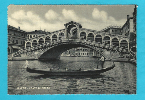 AK Venezia - Ponte di Rialto.