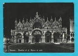 AK Venezia - Basilica di S. Marco di notte.