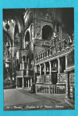 AK Venezia - Basilica di S. Marco - Interno.