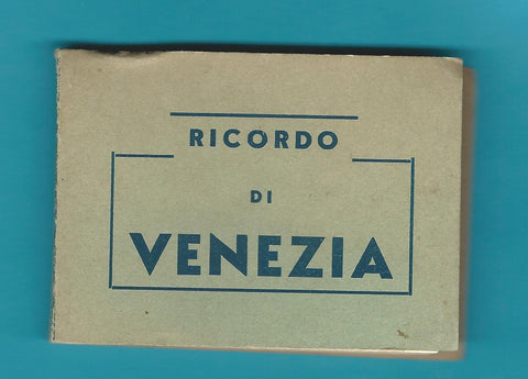 Leporello Ricordo di Venezia. 20 Abbildungen.